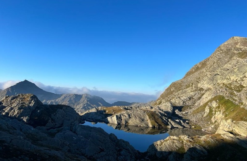 Der Laugensee in der Nähe von Meran